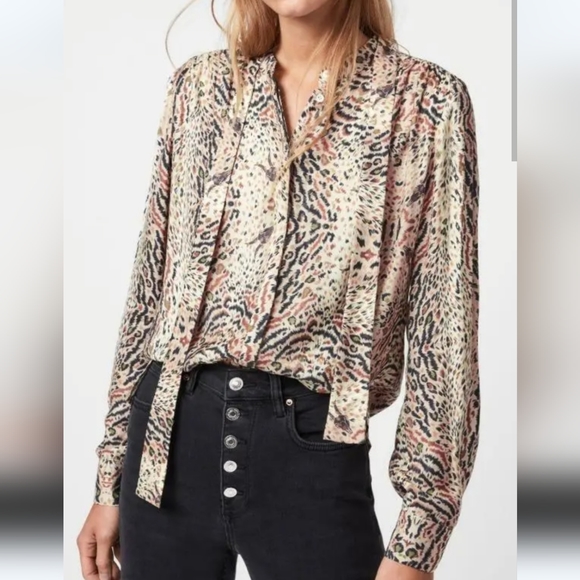 AllSaints toni arietta shirt - Picture 1 of 6